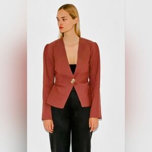 Rejina Pyo • Incarnadine Peyton Jacket in Rust